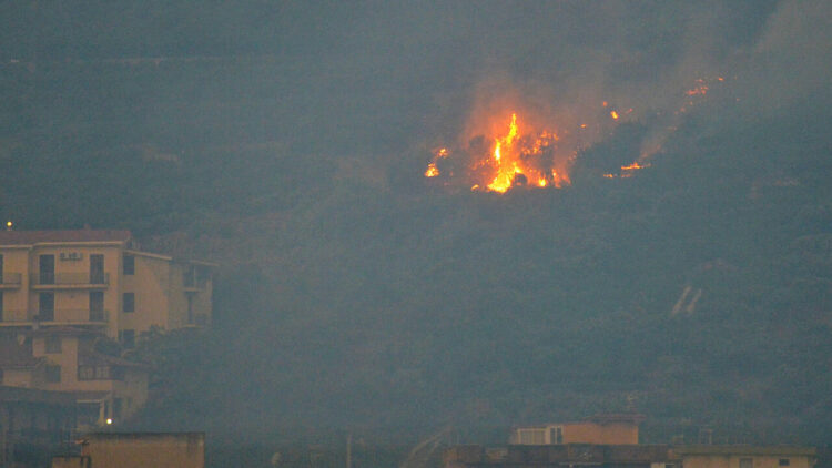 Domenica di incendi in Sicilia, decine di interventi e case minacciate