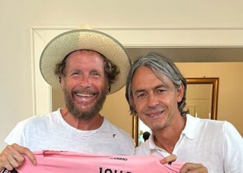 Jovanotti a Palermo con Inzaghi, ‘ho incontrato un mito’