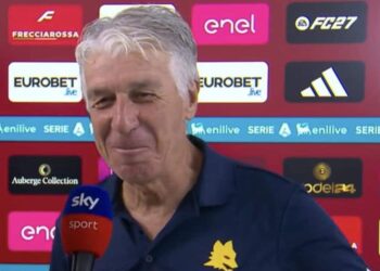 Gasperini: “La Roma ha dimostrato di crederci ma non abbiamo una squadra da Champions”