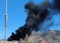 Incendio divampato sul tetto centro commerciale Conca d’Oro a Palermo